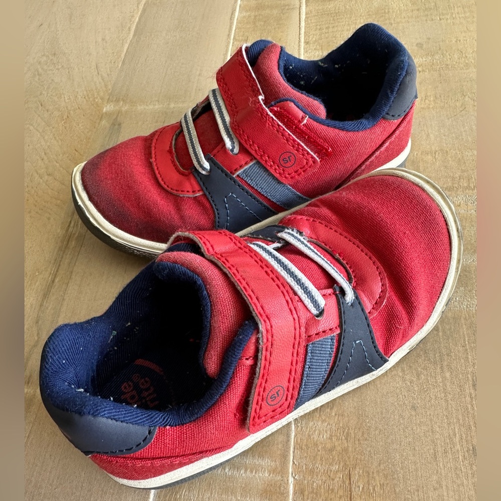 Stride Rite Sir Thompson boys tee sneakers tennis shoes toddler